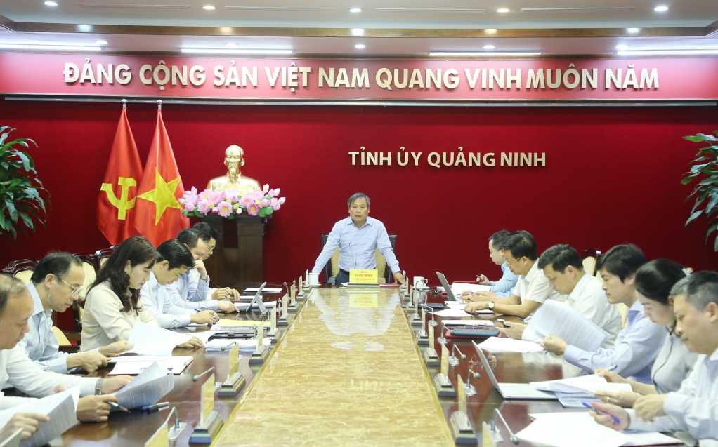 Quảng Ninh: Tiểu ban Văn kiện Đại hội XVI Đảng bộ tỉnh họp phiên thứ hai - Ảnh 1.