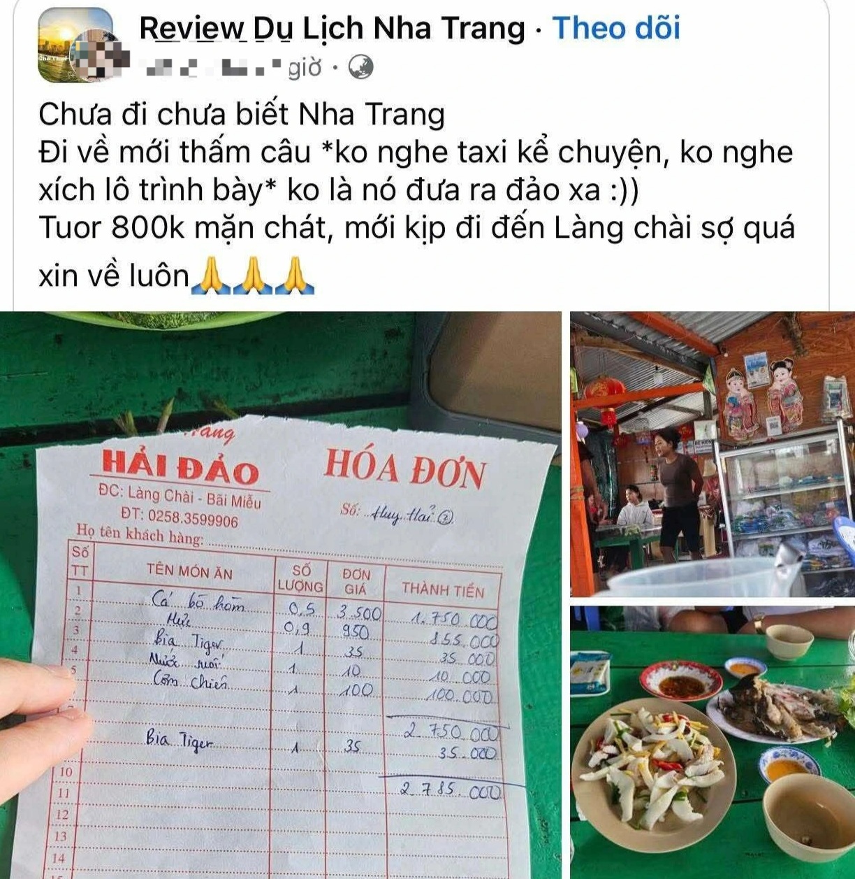 Những vụ du khách tố bị chặt chém gây xôn xao dư luận ở Nha Trang - 1